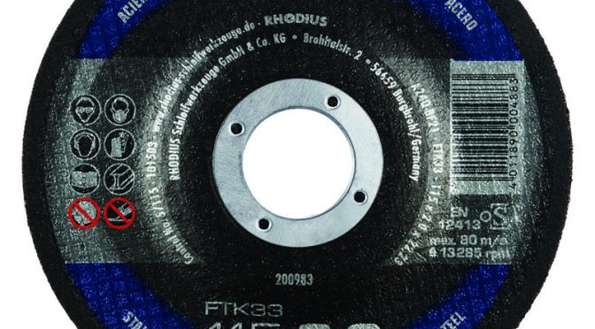 Rhodius 115mm Cutting Disc FTK33