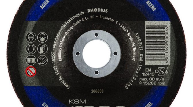 Rhodius 100mm Grinding Disc KSM