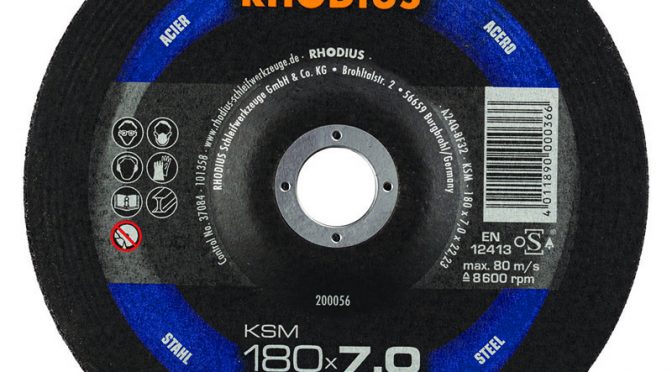 Rhodius 180mm Grinding Disc KSM