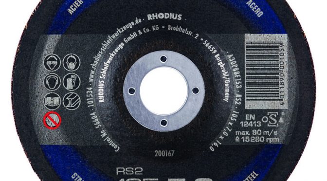 Rhodius 100mm Grinding Disc RS2