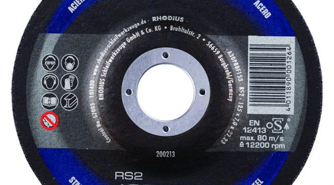 Rhodius 125mm Grinding Disc RS2