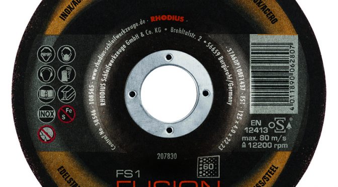 Rhodius 125mm Grinding Disc FS1 Fusion