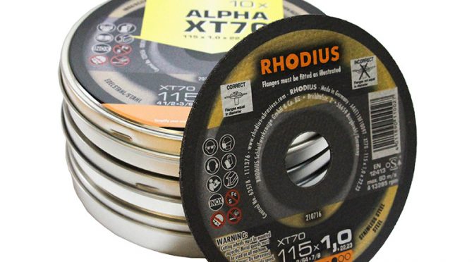 Rhodius 115mm Cutting Disc XT70 10 Pack