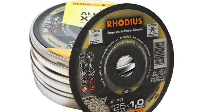 Rhodius 125mm Cutting Disc XT70 10 Pack